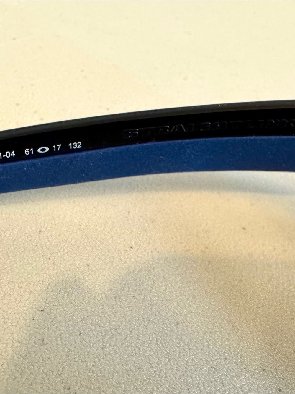 New men’s Oakley Straighlink sunglasses OO9331-04 black and blue frames lenses - Picture 9 of 11